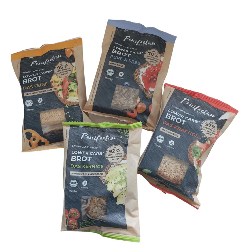 Brot BESTSELLER Bundle Low Carb Glutenfrei High Protein Keto Getreidefrei Backwaren Brot Knäckebrot Kuchen Bites Onlineshop Panifactum